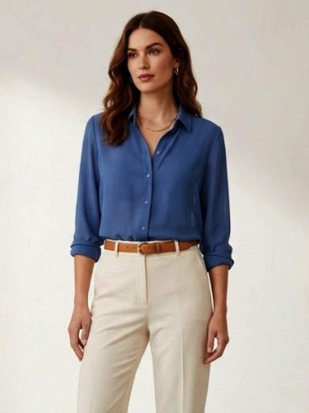 Banana Republic Classic Blue Shirt M